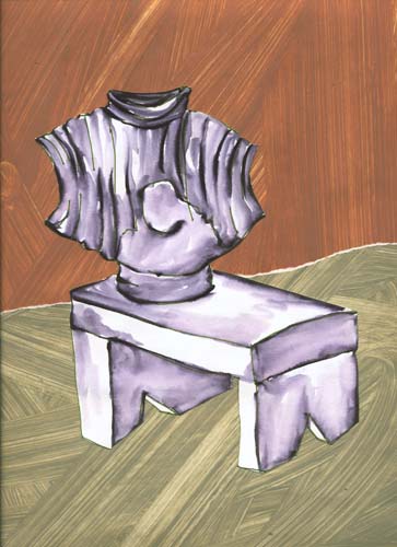 17 grey stool