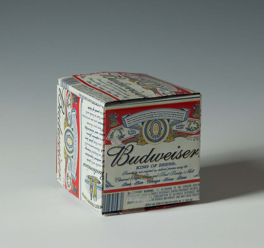 014 Budweiser Cube  h 3.5" x w 3.5" x d 3.5"