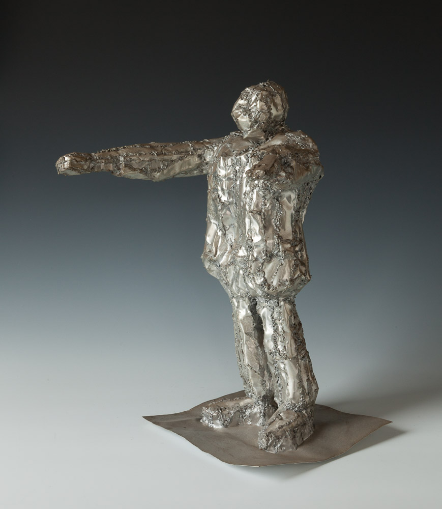026 Figure, Arms Outstretched  h 15.5" x w 8" x d 8"