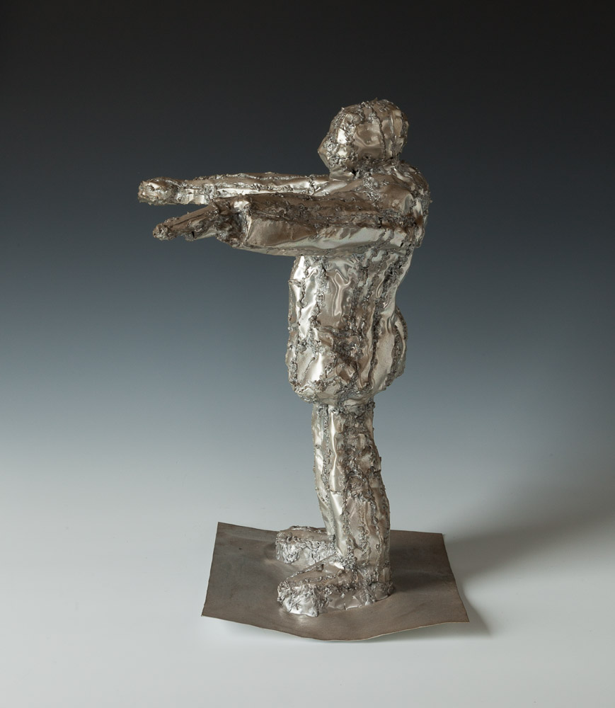026 Figure, Arms Outstretched  h 15.5" x w 8" x d 8"